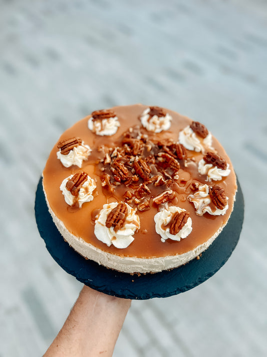 Cheese Cake Caramel Beurre Salé / Noix de Pecan