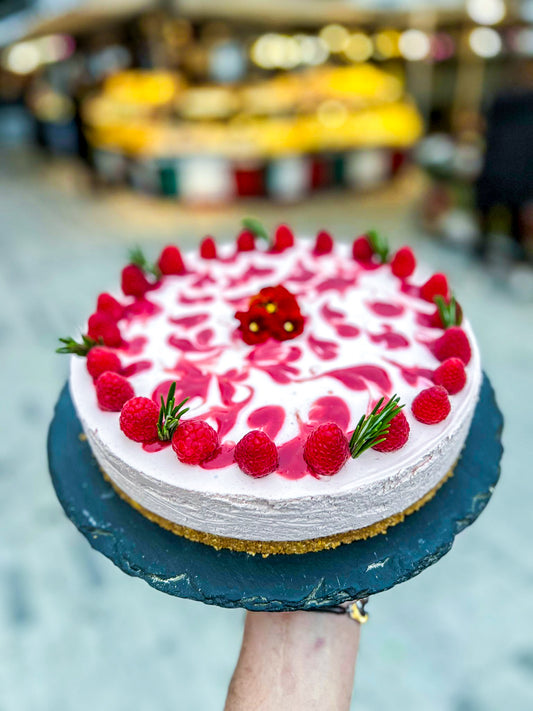 Cheese Cake Framboise thème Noêl