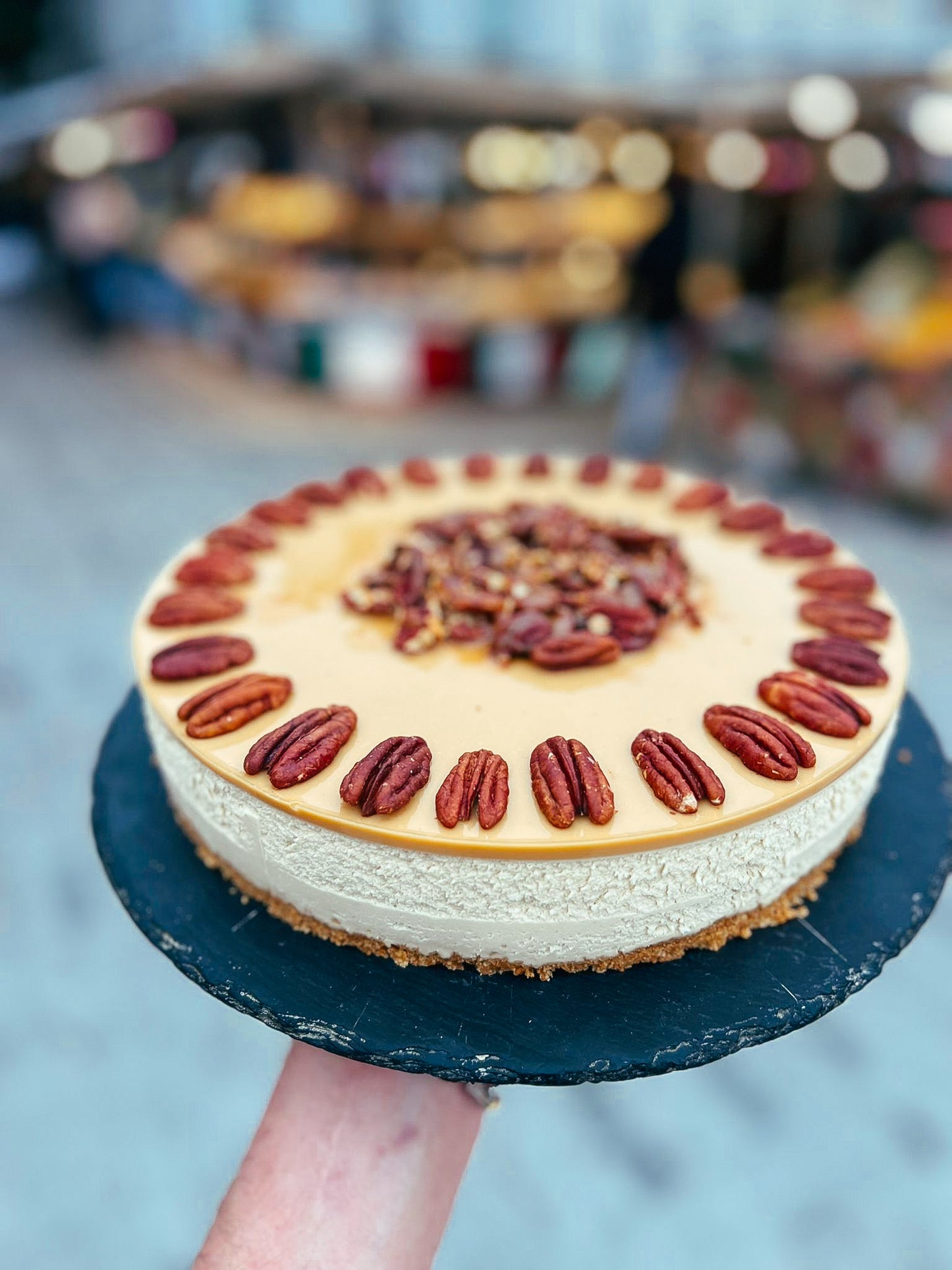 Cheese Cake Caramel Beurre Salé / Noix de Pecan