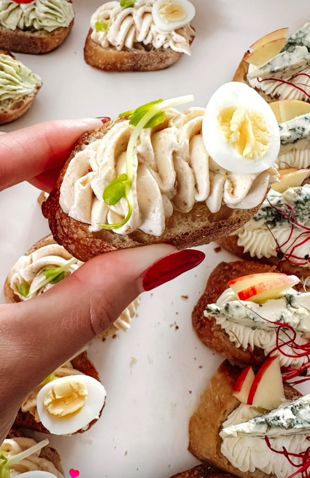 Box bruschettas
