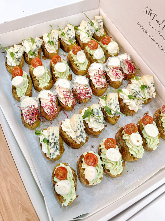 Box bruschettas