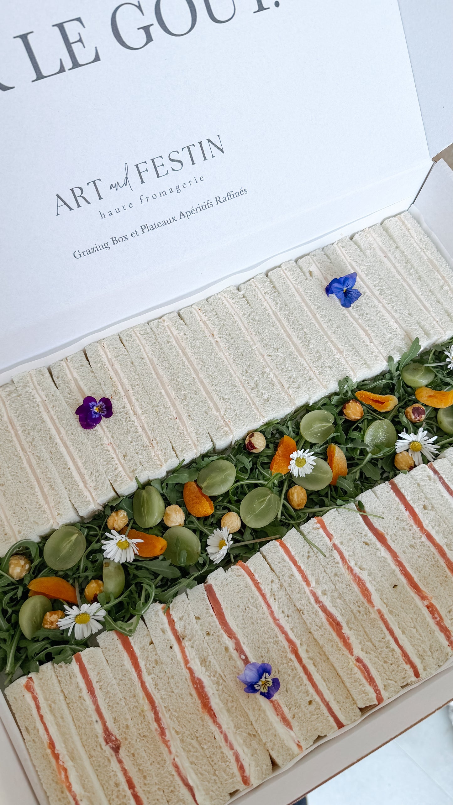 Box Finger Sandwich Gourmand